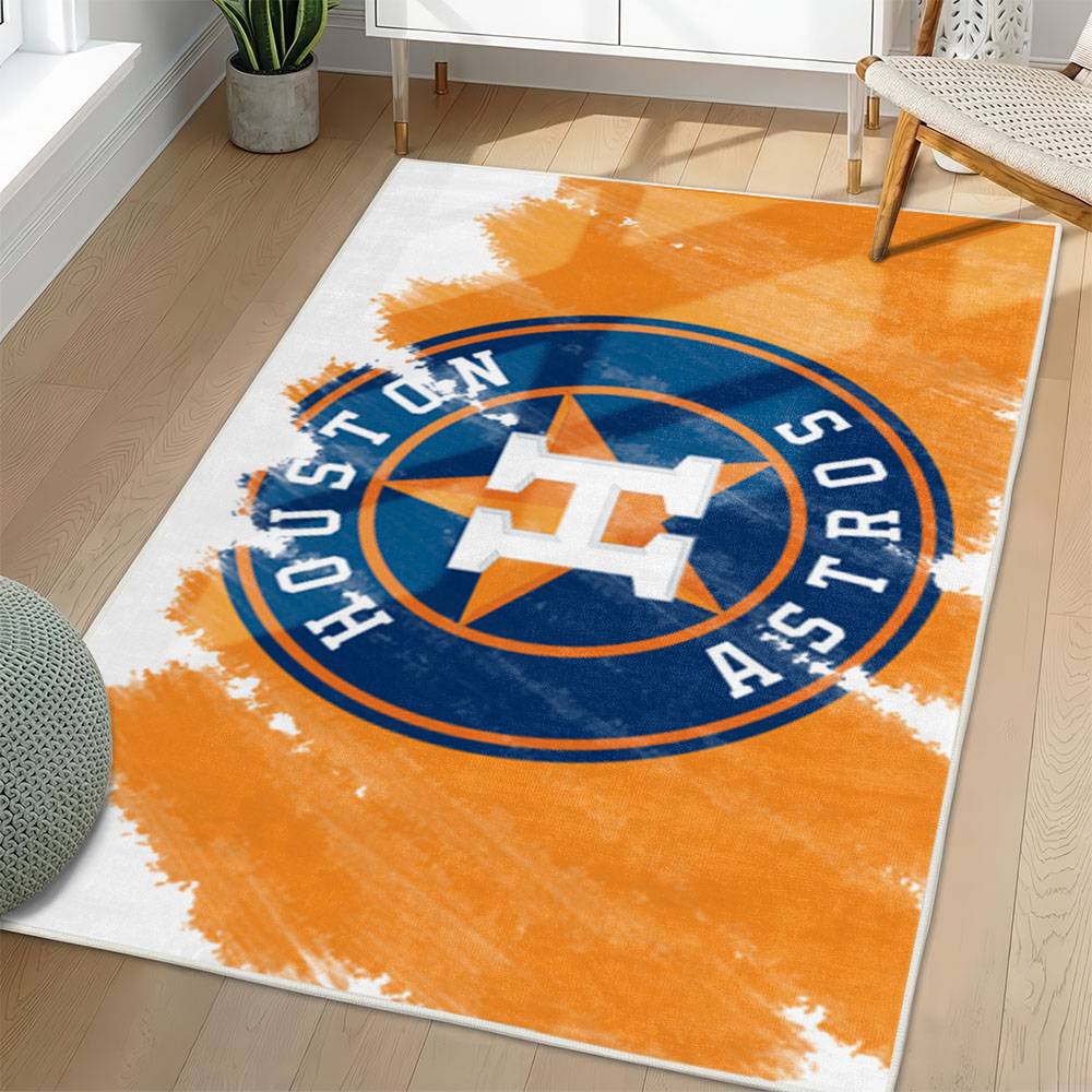 MLB Houston Astros Area Rug Non-Slip Baseball Carpet Home Decor Gift Idea For Fans HA153
