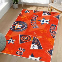 MLB Houston Astros Area Rug Non-Slip Baseball Carpet Home Decor Gift Idea For Fans HA159