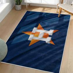 MLB Houston Astros Area Rug Non-Slip Baseball Carpet Home Decor Gift Idea For Fans HA162
