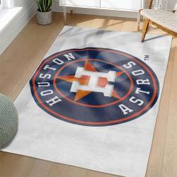 MLB Houston Astros Area Rug Non-Slip Baseball Carpet Home Decor Gift Idea For Fans HA166