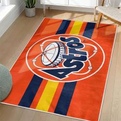 MLB Houston Astros Area Rug Non-Slip Baseball Carpet Home Decor Gift Idea For Fans HA167