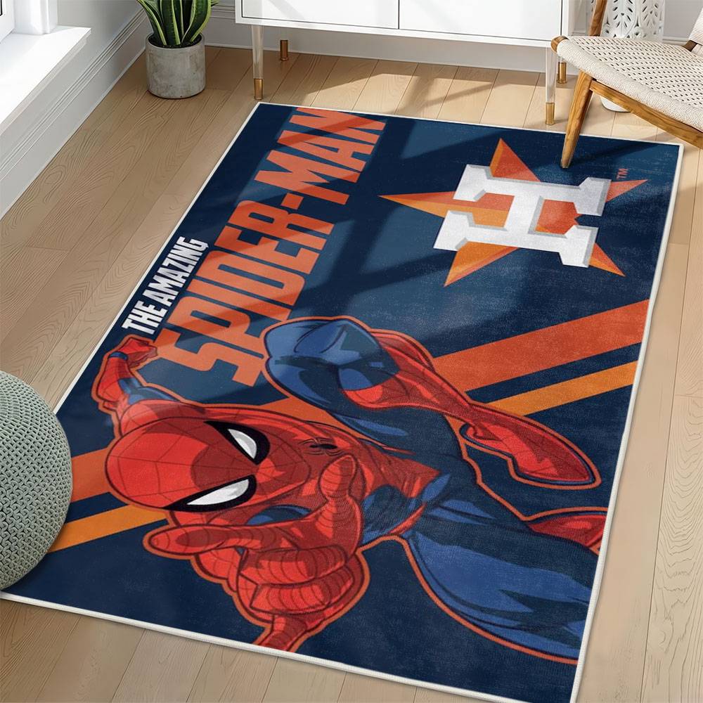 MLB Houston Astros Area Rug Non-Slip Baseball Carpet Home Decor Gift Idea For Fans HA174
