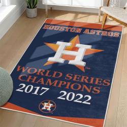 MLB Houston Astros Area Rug Non-Slip Baseball Carpet Home Decor Gift Idea For Fans HA178