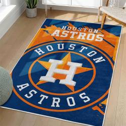MLB Houston Astros Area Rug Non-Slip Baseball Carpet Home Decor Gift Idea For Fans HA180