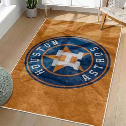 MLB Houston Astros Area Rug Non-Slip Baseball Carpet Home Decor Gift Idea For Fans HA181