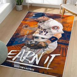 MLB Houston Astros Area Rug Non-Slip Baseball Carpet Home Decor Gift Idea For Fans HA185