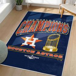 MLB Houston Astros Area Rug Non-Slip Baseball Carpet Home Decor Gift Idea For Fans HA191