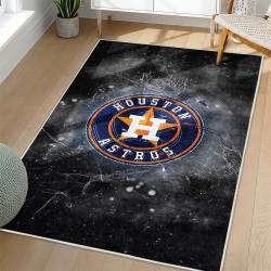 MLB Houston Astros Area Rug Non-Slip Baseball Carpet Home Decor Gift Idea For Fans HA192