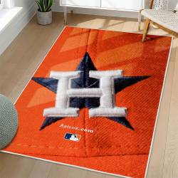 MLB Houston Astros Area Rug Non-Slip Baseball Carpet Home Decor Gift Idea For Fans HA20