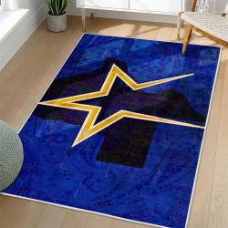 MLB Houston Astros Area Rug Non-Slip Baseball Carpet Home Decor Gift Idea For Fans HA200