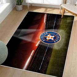 MLB Houston Astros Area Rug Non-Slip Baseball Carpet Home Decor Gift Idea For Fans HA201