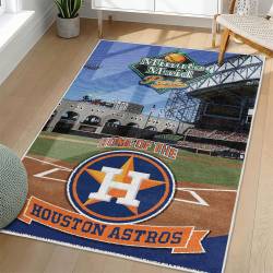 MLB Houston Astros Area Rug Non-Slip Baseball Carpet Home Decor Gift Idea For Fans HA202