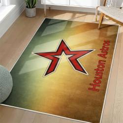 MLB Houston Astros Area Rug Non-Slip Baseball Carpet Home Decor Gift Idea For Fans HA204