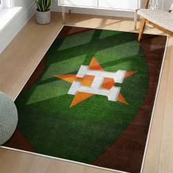 MLB Houston Astros Area Rug Non-Slip Baseball Carpet Home Decor Gift Idea For Fans HA213