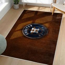 MLB Houston Astros Area Rug Non-Slip Baseball Carpet Home Decor Gift Idea For Fans HA216