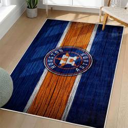 MLB Houston Astros Area Rug Non-Slip Baseball Carpet Home Decor Gift Idea For Fans HA219