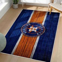 MLB Houston Astros Area Rug Non-Slip Baseball Carpet Home Decor Gift Idea For Fans HA22