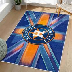 MLB Houston Astros Area Rug Non-Slip Baseball Carpet Home Decor Gift Idea For Fans HA221