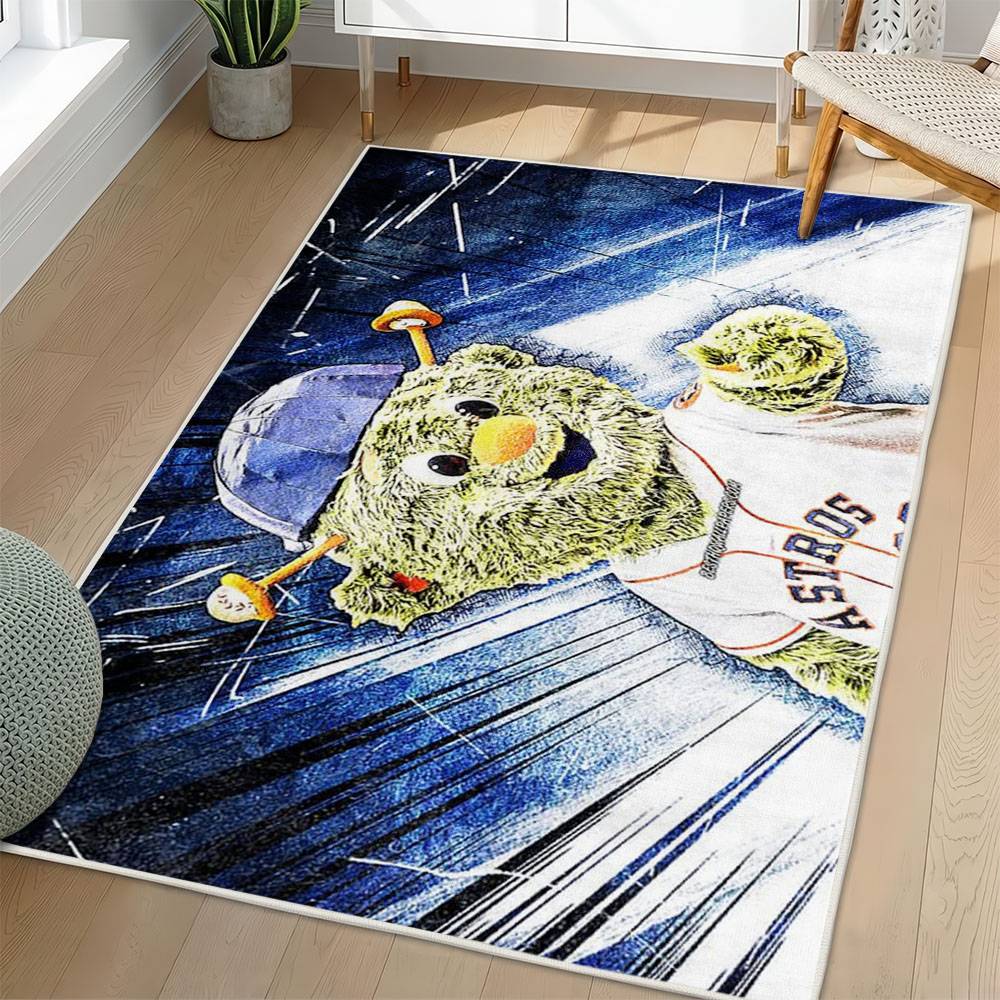 MLB Houston Astros Area Rug Non-Slip Baseball Carpet Home Decor Gift Idea For Fans HA225