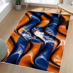 MLB Houston Astros Area Rug Non-Slip Baseball Carpet Home Decor Gift Idea For Fans HA227