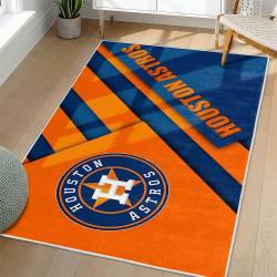 MLB Houston Astros Area Rug Non-Slip Baseball Carpet Home Decor Gift Idea For Fans HA230