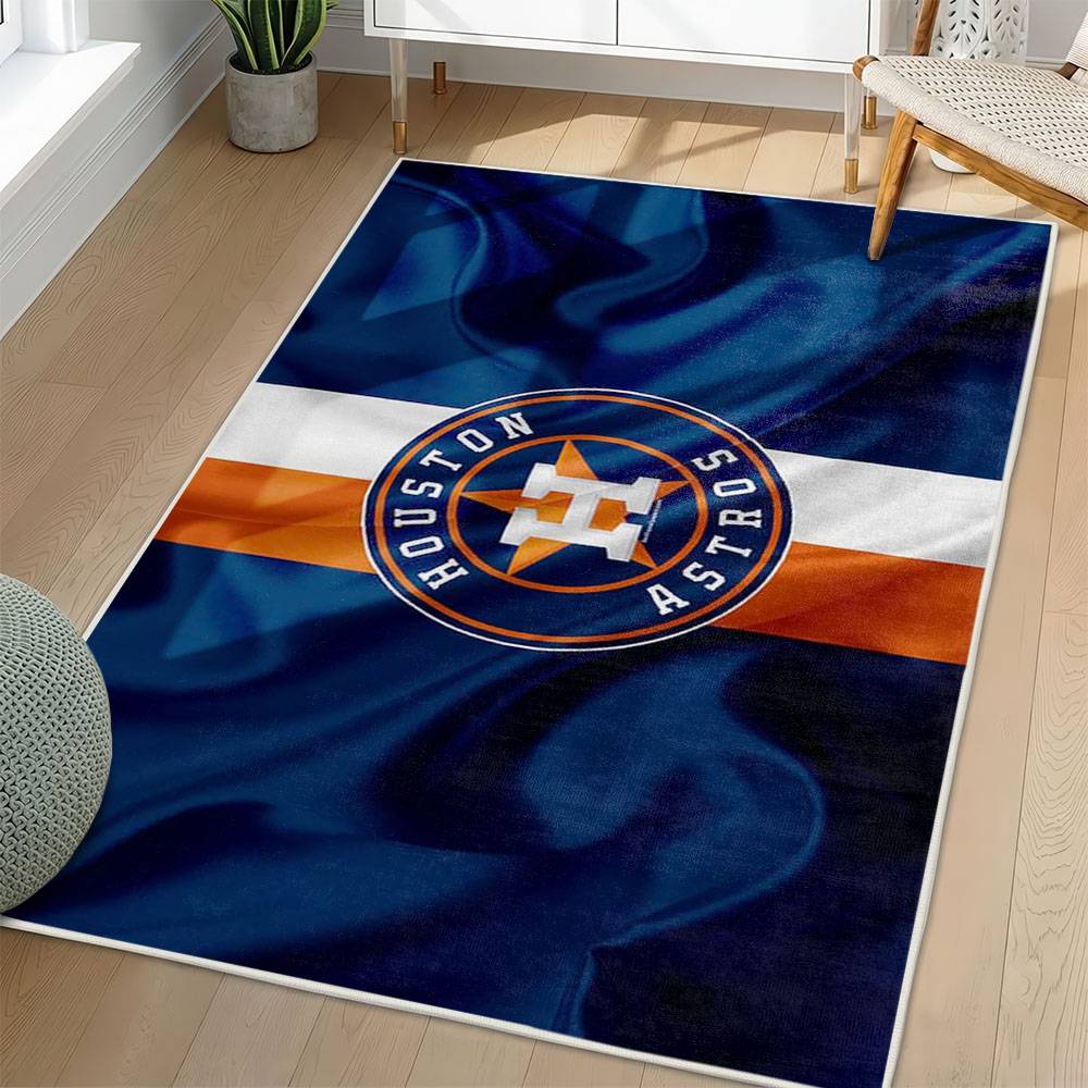 MLB Houston Astros Area Rug Non-Slip Baseball Carpet Home Decor Gift Idea For Fans HA231
