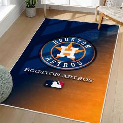 MLB Houston Astros Area Rug Non-Slip Baseball Carpet Home Decor Gift Idea For Fans HA234