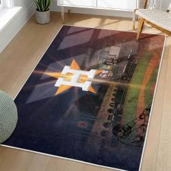 MLB Houston Astros Area Rug Non-Slip Baseball Carpet Home Decor Gift Idea For Fans HA238