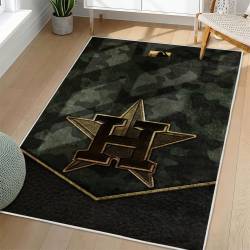 MLB Houston Astros Area Rug Non-Slip Baseball Carpet Home Decor Gift Idea For Fans HA241