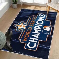 MLB Houston Astros Area Rug Non-Slip Baseball Carpet Home Decor Gift Idea For Fans HA243
