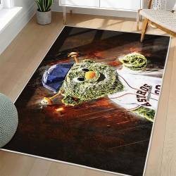 MLB Houston Astros Area Rug Non-Slip Baseball Carpet Home Decor Gift Idea For Fans HA249