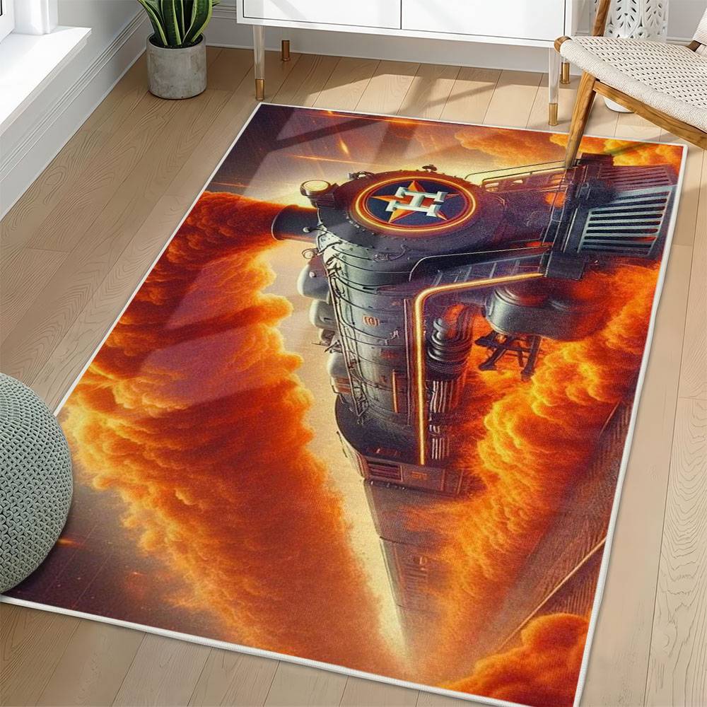 MLB Houston Astros Area Rug Non-Slip Baseball Carpet Home Decor Gift Idea For Fans HA25