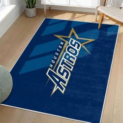 MLB Houston Astros Area Rug Non-Slip Baseball Carpet Home Decor Gift Idea For Fans HA256