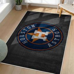 MLB Houston Astros Area Rug Non-Slip Baseball Carpet Home Decor Gift Idea For Fans HA257