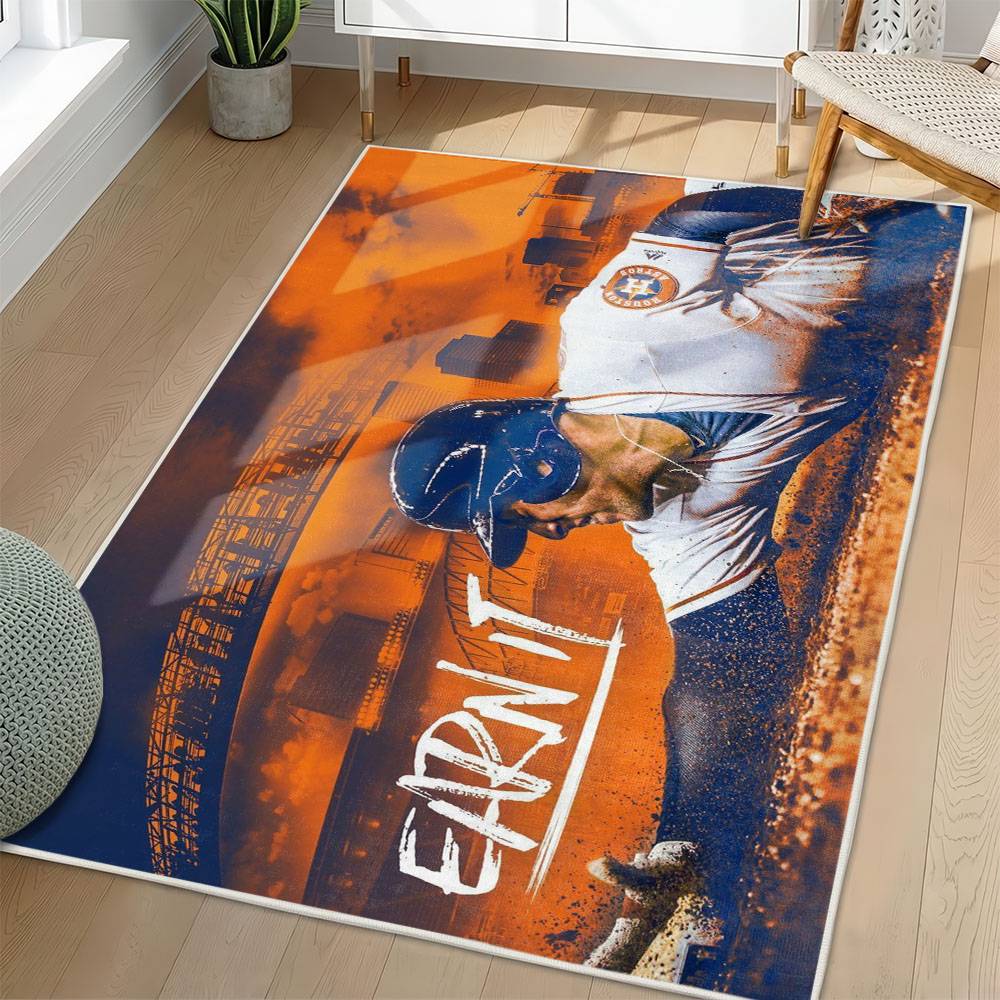 MLB Houston Astros Area Rug Non-Slip Baseball Carpet Home Decor Gift Idea For Fans HA258