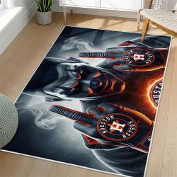 MLB Houston Astros Area Rug Non-Slip Baseball Carpet Home Decor Gift Idea For Fans HA27