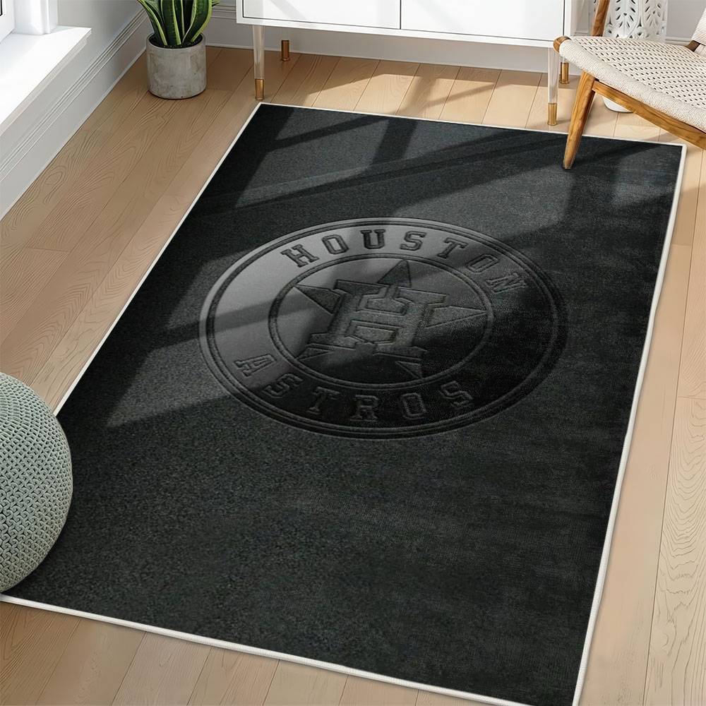 MLB Houston Astros Area Rug Non-Slip Baseball Carpet Home Decor Gift Idea For Fans HA34