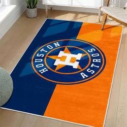 MLB Houston Astros Area Rug Non-Slip Baseball Carpet Home Decor Gift Idea For Fans HA50