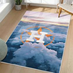 MLB Houston Astros Area Rug Non-Slip Baseball Carpet Home Decor Gift Idea For Fans HA52