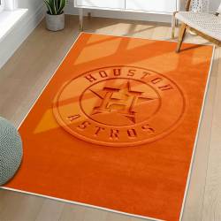 MLB Houston Astros Area Rug Non-Slip Baseball Carpet Home Decor Gift Idea For Fans HA53