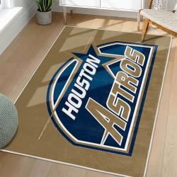 MLB Houston Astros Area Rug Non-Slip Baseball Carpet Home Decor Gift Idea For Fans HA58