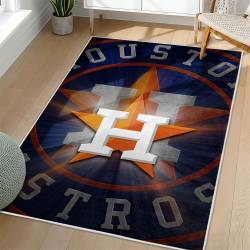 MLB Houston Astros Area Rug Non-Slip Baseball Carpet Home Decor Gift Idea For Fans HA61