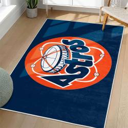 MLB Houston Astros Area Rug Non-Slip Baseball Carpet Home Decor Gift Idea For Fans HA64