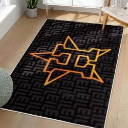 MLB Houston Astros Area Rug Non-Slip Baseball Carpet Home Decor Gift Idea For Fans HA69