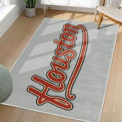 MLB Houston Astros Area Rug Non-Slip Baseball Carpet Home Decor Gift Idea For Fans HA71