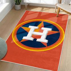 MLB Houston Astros Area Rug Non-Slip Baseball Carpet Home Decor Gift Idea For Fans HA82