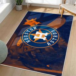 MLB Houston Astros Area Rug Non-Slip Baseball Carpet Home Decor Gift Idea For Fans HA88