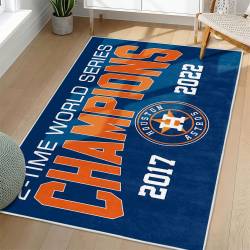 MLB Houston Astros Area Rug Non-Slip Baseball Carpet Home Decor Gift Idea For Fans HA89