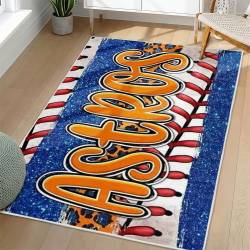 MLB Houston Astros Area Rug Non-Slip Baseball Carpet Home Decor Gift Idea For Fans HA9