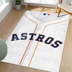 MLB Houston Astros Area Rug Non-Slip Baseball Carpet Home Decor Gift Idea For Fans HA95